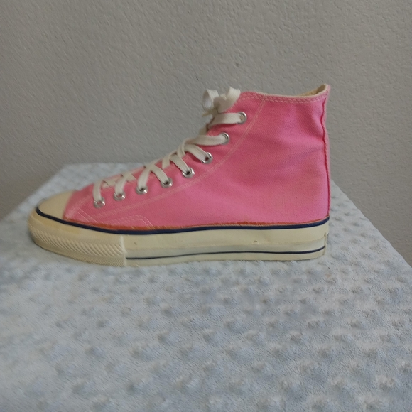 Vintage 80s Pink Converse Chuck Taylor Allstar Size 8.5 (Rare) - Picture 9 of 9